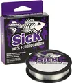 Produktbild: Berkley Sick Fluorocarbon-Vorfachmaterial – durchsichtige Fluoro-Carbon-Angelschnur, schnell sinkendes und unsichtbares Raubfisch-Angelvorfach, 50 m, farblos
