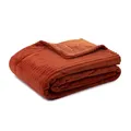 Produktbild: Gözze - Kuschelweiche Wohndecke in Cord Optik, 1620g/Stück, 150 x 200 cm - Zimt