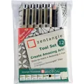 Produktbild: Sakura Zentangle Toolset (Schwarz, 12 x) (Z12PTGB)