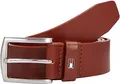 Produktbild: Tommy Hilfiger Herren Gürtel New Denton 3,5 cm Belt Ledergürtel, Braun (Dark Tan), 95 cm