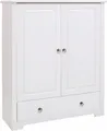 Produktbild: OTTO home Wäscheschrank Hugo, Mehrzweckschrank, FSC zertifiziert, Made in EU (B/T/H) 106/38/126 cm) aus massiver Kiefer, klassischer Landhausstil mit Kassettenoptik