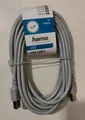 Produktbild: Hama USB 2.0 Kabel USB-A/USB-B M/M Grau 5m