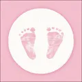 Produktbild: 20 Servietten Taufe Baby Steps Girl rosa Geburt Babyparty Mädchen Tischdeko 33cm