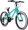 Produktbild: Bergsteiger Kansas 20 Zoll Kinderfahrrad, geeignet für 6, 7, 8, 9 Jahre, Shimano 6 Gang-Schaltung, Mountainbike mit Weißwandbereifung, Jungen-Fahrrad, Mädchen-Fahrrad