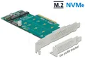 Produktbild: DELOCK 89045 - Konverter PCIe x8 > 2 x M.2 NVMe