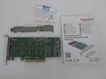 Produktbild: Delock 89045 PCI Express x8 Karte zu 2 x intern NVMe M.2 Key M