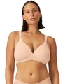 Produktbild: Naturana® BH Damen ohne Bügel [Cup A-D] I 100% Gepolsterte Träger I BH ohne Bügel mit nahtlosen Cups I Damen BH mit Unterbrustband 75 Light Beige A
