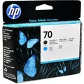 Produktbild: HP Druckkopf C9404A  70  2-farbig matt schwarz+cyan