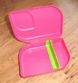 Produktbild: Vesper Brotbox aus 100% Zuckerrohr und Mineralien, plastikfrei, pink 550f258 NEU