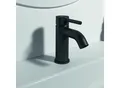 Produktbild: Ideal Standard Ceraline Waschtischarmatur BC822XG Silk Black, mit Push-open Ablaufgarnitur