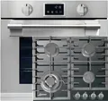 Produktbild: Kaiser Küchengeräte Backofen-Set Herd Set Autark XXL Einbau-Backofen 86L, mit Pyrolyse & AirFry, Touchdisplay, Drehknebel, 11 Funktionen mit Gaskochfeld 60 cm EH 6339+KCG 6383, mit 1-fach-Teleskopauszug, Pyrolyse-Selbstreinigung