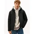 Produktbild: Tommy Hilfiger Funktionsjacke TECH HOODED SHORT PADDED JACKET Winterjacke, Outdoorjacke wasserabweisend schwarz XL (52)