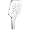 Produktbild: GROHE Vitalio SmartActive 130 Cube, Duschkopf wassersparend, 9l pro Min (Handbrause mit 3 Strahlarten, Antikalk-System, Universalanschluss passend ... - Silber