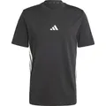 Produktbild: Adidas Herren Essential Three Stripes Single Jersey Tee, Black/White, S (S) (JD1906)