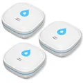 Produktbild: 3x Set Wassermelder für Keller, Küche & Bad | Wassersensor mit 85dB Alarm | Mini