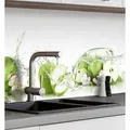 Produktbild: MyMaxxi Küchenrückwand Küchenrückwand selbstklebend Grüne Äpfel Spritzschutz Folie, (Klebefolie passend geschnitten und gerollt B 400 cm x H 60 cm), Grüne Äpfel B 400 cm x H 60 cm bunt|grün 400 cm x 60 cm