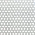 Produktbild: Lochblech Silber eloxiert Lochung rund 250 mm x 500 mm x 0,8 mm