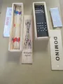 Produktbild: Domino + Mikado Spiel  / Familien Spiele /  2er Set / Aktion Kunstregxx