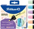 Produktbild: Pelikan 490 Pastell Mix Textmarker /6 Stück/ 817325