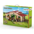 Produktbild: Schleich Pferdestall mit Pferden und Zubehör; 42195