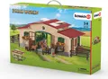 Produktbild: Schleich Pferdestall mit Pferden und Zubehör; 42195