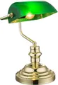 Produktbild: GLOBO LIGHTING Schreibtischlampe ANTIQUE, ohne Leuchtmittel, Klassische Schreibtischleuchte, Antik-look Tischleuchte, Bankerlamp