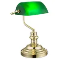 Produktbild: Nostalgie Antik Retro Tisch Lampe Banker Leuchte Schreibtischlampe Antique grün 2491K