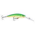 Produktbild: Rapala - Deep Tail Dancer Angelköder - Angelzubehör aus Balsaholz - Stabile Tauchschaufel - Süßwasser Spinnköder - Lauftiefe 6m - Fischköder 9cm, 13g - Hergestellt in Estland - Green Tiger