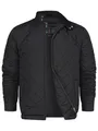 Produktbild: Indicode Herren INDoro Steppjacke mit Stehkragen und Rautensteppung | Daunenjacke für Männer Black, XL