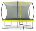 Produktbild: Zero Gravity Ovale Trampoline, 305x213/366x244/457x305 cm, TÜV GS geprüft, Smartes Klappnetz für schnellen Auf- und Abbau, Trampolin Outdoor Komplett-Set inkl. Leiter, Aufbauvideo, Ultima 5