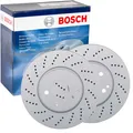 Produktbild: 2X BOSCH BREMSSCHEIBEN 322mm BELÜFTET GELOCHT VORNE PASSEND FÜR MERCEDES-BENZ