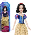 Produktbild: Mattel Disney Prinzessin-Spielzeug, bewegliche Schneewittchen-Modepuppe mit glitzernder Kleidung und Accessoires, inspiriert vom Disney-Film, Geschenk für Kinder, HLW08