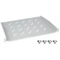 Produktbild: HMF Serverschrank 65499 Fachboden für Serverschrank, 19 Zoll,1 HE, 350 mm Einbautiefe, Lichtgrau grau 35 cm