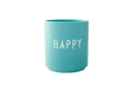 Produktbild: Design Letters Becher Favourite Cup Happy Aqua, Porzellan