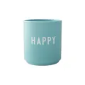 Produktbild: Lieblingsbecher Aqua HAPPY Tasse | Kaffeebecher Porzellan | Dekorativ Kaffeet...