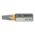 Produktbild: HECO Bits, HECO-Drive, HD-20, Farbring: orange, im Blister, 10 Stück