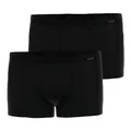 Produktbild: Ammann 2er Pack Herren Unterwäsche Unterhose Boxer Retro Short, Farbe:Schwarz, Größe:6, Artikel:-90 schwarz