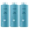Produktbild: WELLA INVIGO BALANCE AQUA PURE Purifying Tiefenreinigendes Shampoo 3x 1000 ml