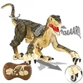 Produktbild: Playtastic Dino: Ferngesteuerter XL-Dinosaurier mit Soundeffekten, 2,4 GHz, 45 cm (Dino ferngesteuert, Dinosaurier mit Fernbedienung, Ferngesteuerte Spielzeug)