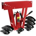 Produktbild: Wiltec Rohrbiegemaschine Hydraulisch 16 T, Biegewinkel Bis 90°, Rohrbiegegerät Rohrbieger Mit 8 Presstücken 21,3-88,9 Mm, Biegemaschine Rohre