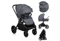 Produktbild: lionelo Kombi-Kinderwagen MIKA PLUS 2 IN 1, (Set), Hohe Manövrierfähigkeit/XXL-Verdeck/Komfortable Dämpfung
