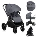 Produktbild: Kinderwagen Lionelo Mika Plus 2-in-1 Babywanne und Buggy