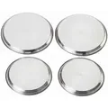 Produktbild: KRÜGER Herdabdeckplatten – 4er Set Edelstahl 517247 , Durchmesser: 16 cm + 20 cm