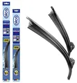 Produktbild: alca® Scheibenwischer passend für FORD KA+ III (09.2015 - 01.2020) SUPER FLAT Flachbalkenwischer
