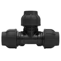 Produktbild: PE Verschraubung T-Stück Ø 25 x 25 x 25 mm - Trinkwasser geeignet