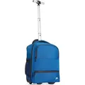 Produktbild: CabinFly Aircruiser Hybrid 40 x 30 x 20 cm Rucksack Trolley mit Rollen Ryanair Handgepäck Wizzair Kabinengepäck Reiserucksack Flugzeug Carry-On - Blau