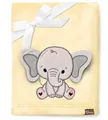 Produktbild: Be Mammy Warme Kuscheldecke Babydecke Blanket Baby Geschenk BE20-168 (Gelb - Elefant)