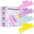Produktbild: FRAMAR Pastell Haarklammern Groß - Haarklammer Groß Dickes Haar xxl, Haarspangen Damen Dünnes Haar, Haarspangen, Hair Clips for Women, Haarclips Damen, Claw Clip, Haarklammer – 4