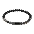 Produktbild: JOOP! Armband Edelstahl Herren Armschmuck, mit Achat, 19 cm, Grau, Kommt in Schmuck Geschenk Box, 2038991