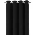 Produktbild: Beautex Verdunkelungsvorhang Verdunkelungsgardine Ösen Vorhang blickdicht abdunkelnd (1 St), Ösen, verdunkelnd schwarz 300 cm x 245 cm